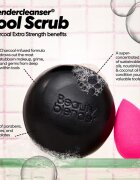 beautyblender® Tool Scrub Charcoal trdo čistilo gobic in čopičev za ličenje 150 g