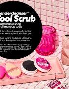 beautyblender® Tool Scrub Charcoal trdo čistilo gobic in čopičev za ličenje 28.3 g
