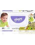 BELLA Baby Happy Almond and Olive Leaf Extract vlažni čistilni robčki za otroke 64 kos