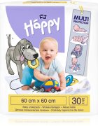 BELLA Baby Happy Baby Underpads previjalne podloge za enkratno uporabo 60x60xm 30 kos