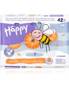 BELLA Baby Happy Calendula vlažilni toaletni papir z ognjičem za otroke 42 kos