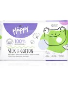 BELLA Baby Happy Silk & Cotton vlažni robčki 64 kos