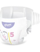 BELLA Baby Happy Soft&Delicate plenice za enkratno uporabo s kanalčki Junior 11-18 kg 12 kos