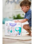 BELLA Baby Happy Soft&Delicate plenice za enkratno uporabo s kanalčki Junior Extra 15+ kg 34 kos