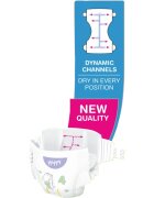 BELLA Baby Happy Soft&Delicate plenice za enkratno uporabo s kanalčki Maxi Plus 9-15 kg 56 kos