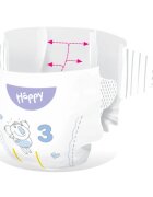 BELLA Baby Happy Soft&Delicate plenice za enkratno uporabo s kanalčki Midi 5-9 kg 16 kos