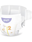 BELLA Baby Happy Soft&Delicate plenice za enkratno uporabo s kanalčki Mini 3-6 kg 78 kos