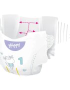 BELLA Baby Happy Soft&Delicate plenice za enkratno uporabo s kanalčki Newborn 2-5 kg 82 kos