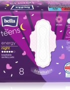 BELLA For Teens Energy Night vložki za noč 8 kos