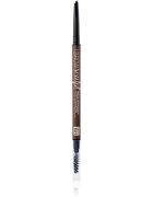 bellaoggi I Brow Sculpt Eyebrows Pencil natančni svinčnik za obrvi s krtačko odtenek Dark Brown 1 g