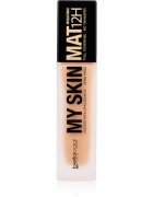 bellaoggi My Skin Mat 12H dolgoobstojni matirajoči tekoči puder odtenek Warm Beige 30 ml
