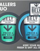 Below the Belt Grooming Fresh and Cool Ballers Duo darilni set za intimno higieno 1 kos