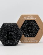 BEN&ANNA Love Soap Shower & Shampoo trdi šampon in gel za prhanje 2 v 1 Elm Wood 60 g