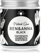 BEN&ANNA Natural Toothpaste Black zobna pasta v stekleni embalaži z aktivnim ogljem 100 ml