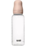 BIBS Anti-Colic Baby Bottle Latex antikolična steklenička s cucljem iz naravnega kavčuka Blush 1 kos