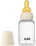 BIBS Anti-Colic Baby Bottle Latex antikolična steklenička s cucljem iz naravnega kavčuka Ivory 1 kos