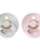 BIBS Colour Natural Rubber Size 1: 0+ months duda Haze / Blossom 2 kos
