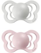 BIBS Couture Natural Rubber Size 1: 0+ months duda Haze / Blossom 2 kos