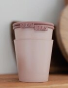 BIBS Cup Set skodelica s pokrovčkom Blush 2 kos