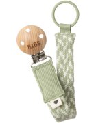 BIBS Paci Braid držalo za dudo Sage / Ivory 1 kos