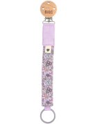 BIBS X Liberty Paci Braid držalo za dudo Violet Sky 1 kos