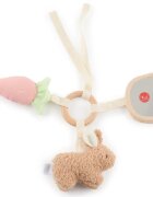 Bieco Activity Toy Bunny Fine kontrastna viseča igrača 1 kos