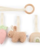 Bieco Activity Toy Bunny Fine kontrastna viseča igrača 1 kos
