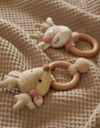 Bieco Grasping Toy with Rattle Fawn Ella igrača z ropotuljico 0 m+ 1 kos