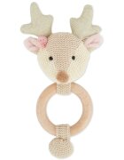 Bieco Grasping Toy with Rattle Fawn igrača z ropotuljico 0 m+ 1 kos