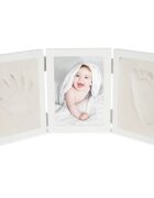 Bieco Impression Set with Picture Frame set za odtis dojenčkovih dlani in stopal 44 x 19 x 1 cm
