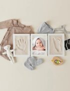 Bieco Impression Set with Picture Frame set za odtis dojenčkovih dlani in stopal 44 x 19 x 1 cm