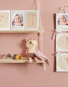 Bieco Impression Set with Picture Frame set za odtis dojenčkovih dlani in stopal 44 x 19 x 1 cm
