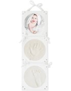 Bieco Print Set with Hanging Picture Frame set za odtis dojenčkovih dlani in stopal 55 x 18 x 1 cm
