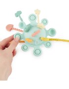 Bieco Silicone Activity Planet aktivnostna igrača 12 m+ Eucalyptus 1 kos