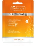 Bielenda Professional Supremelab Energy Boost revitalizacijska maska iz platna z vitaminom C 1 kos