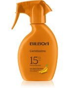 Bilboa Carotissima Trigger pršilo za sončenje z betakarotenom SPF 15 250 ml