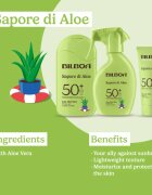 Bilboa Sapore di Aloe Latte losjon za sončenje z aloe vero SPF 50+ 200 ml