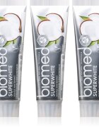 Biomed Superwhite krepilna zobna pasta s kokosovim oljem 3x100 g