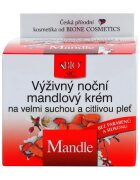 Bione Cosmetics Almonds hranilna nočna krema za zelo suho in občutljivo kožo 51 ml