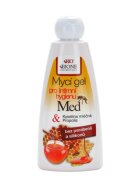 Bione Cosmetics Honey + Q10 gel za intimno higieno z matičnim mlečkom 260 ml