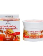 Bione Cosmetics Honey + Q10 hranilna krema z matičnim mlečkom 51 ml