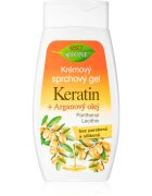 Bione Cosmetics Keratin + Argan gel za prhanje z arganovim oljem 260 ml