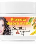 Bione Cosmetics Keratin + Argan regeneracijska maska za lase 260 ml