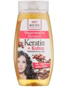 Bione Cosmetics Keratin + Caffeine regeneracijski šampon 260 ml