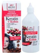 Bione Cosmetics Keratin + Caffeine serum za okrepitev in rast las 215 ml