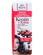 Bione Cosmetics Keratin + Caffeine serum za okrepitev in rast las 215 ml