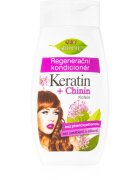 Bione Cosmetics Keratin + Chinin regeneracijski balzam za lase 260 ml