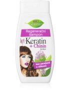 Bione Cosmetics Keratin + Chinin regeneracijski šampon 260 ml