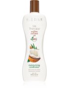 Biosilk Silk Therapy Natural Coconut Oil vlažilni balzam s kokosovim oljem 355 ml