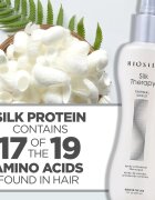 Biosilk Silk Therapy Thermal Shield pršilo za zaščito las med toplotnim oblikovanjem z likalnikom ali kodralnikom brez parabenov 207 ml